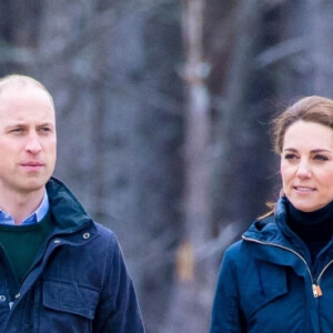 Kate Middleton, princesse de Galles et William, prince de Galles, dans le Norfolk