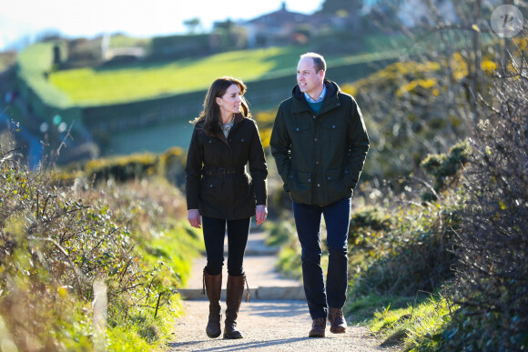 Kate Middleton, princesse de Galles et William, prince de Galles, dans le Norfolk