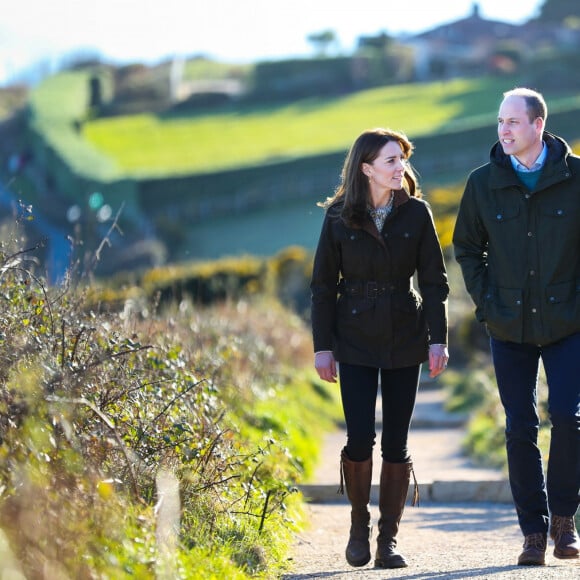 Kate Middleton, princesse de Galles et William, prince de Galles, dans le Norfolk