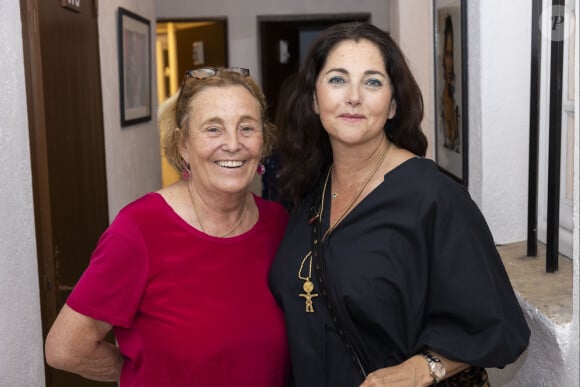 Exclusif - Micheline Pelletier-Decaux, Cristiana Réali - Personnalités au spectacle "Simone Veil, Les combats d'une effrontée" lors du 40ème Festival de Ramatuelle. Le 4 août 2024 © Cyril Bruneau / Festival de Ramatuelle / Bestimage 