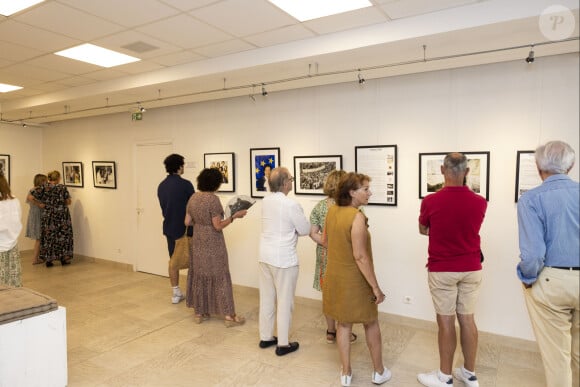 Exclusif - Illustration - Vernissage de l'exposition "Simone Veil, l'immortelle" par Micheline Pelletier-Decaux lors du 40ème Festival de Ramatuelle. Le 4 août 2024 © Cyril Bruneau / Festival de Ramatuelle / Bestimage 