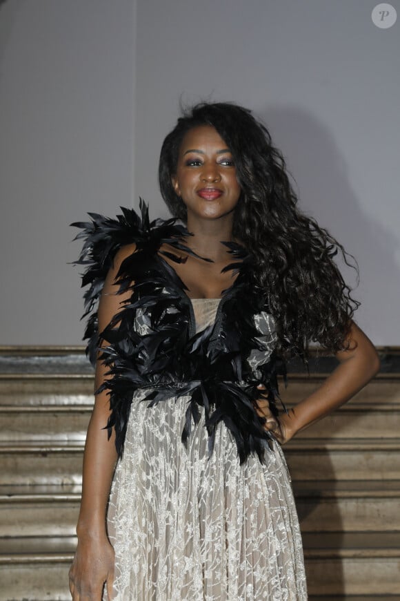 Hapsatou Sy - Arrivées au défilé de mode Haute-Couture printemps-été 2020 "Tony Ward" à Paris, France, le 20 janvier 2020. © Veeren-Clovis/Bestimage