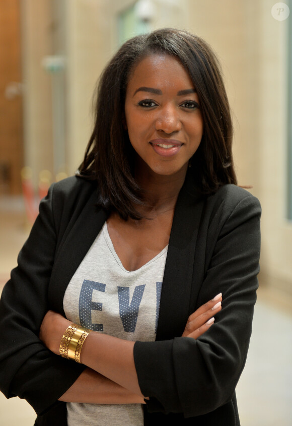 Hapsatou Sy quitte C8 - Hapsatou Sy lors de la remise des prix CréAdie à Paris. Le 11 avril 2019 © Veeren / Bestimage