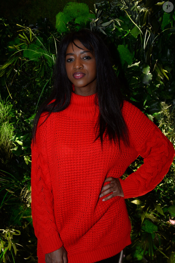 Hapsatou Sy - Soirée de lancement d'un e-shop Ieva (un pop-up store 38 rue Sainte-Croix-de-la-Bretonnerie) à Paris, France, le 31 janvier 2019. © Rachid Bellak/Bestimage