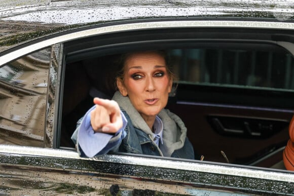 Céline Dion à Paris.