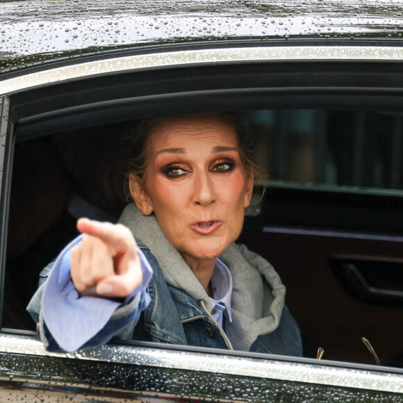 Céline Dion à Paris.