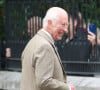 Il a été accueilli en grandes pompes lundi 19 août 2024
Le roi Charles III d'Angleterre, accueilli par des soldats de la compagnie Balaklava, 5e bataillon du Royal Regiment of Scotland devant le château de Balmoral (Ecosse), où le souverain débute ses vacances d'été, le 19 août 2024. 