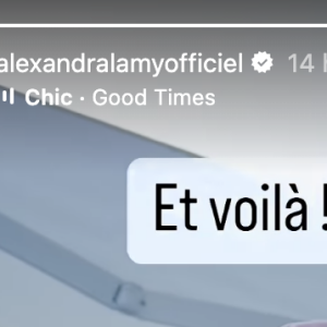 Alexandra Lamy présente sa nouvelle coupe sur Instagram.