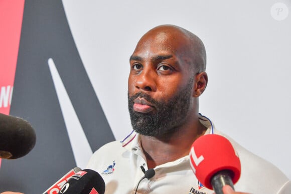 Teddy Riner a marqué les Jeux olympiques de Paris
Teddy Riner fête ses deux médailles d'Or au Club France, Parc de la Villette, lors des Jeux Olympiques Paris. © Alexandre Fay / Pixplanete / Bestimage