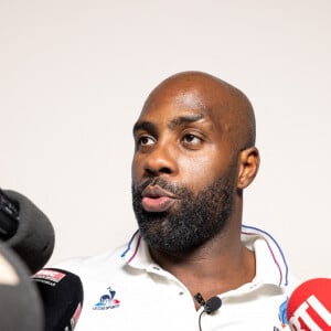 Teddy Riner, Médaille d'or Judo par équipe et +100kg . - Défilé des médaillés français au Club France à la Grande Halle de La Villette lors des Jeux Olympiques Paris 2024 le 4 août 2024. © Jeremy Melloul / Bestimage 