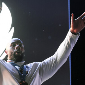 Teddy Riner, Medaille d'or Judo par équipe - Les médaillés français au Club France lors des Jeux Olympiques de Paris 2024 (JO), le 3 aout 2024. © Stéphane Lemouton / Bestimage 