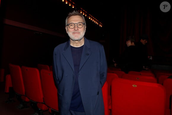 Exclusif Laurent Ruquier (auteur de la pièce) - Générale de la pièce "La Joconde parle enfin" écrite par L. Ruquier au théâtre de l'oeuvre à Paris, France, le 04 avril 2024. © Christophe Clovis / Bestimage