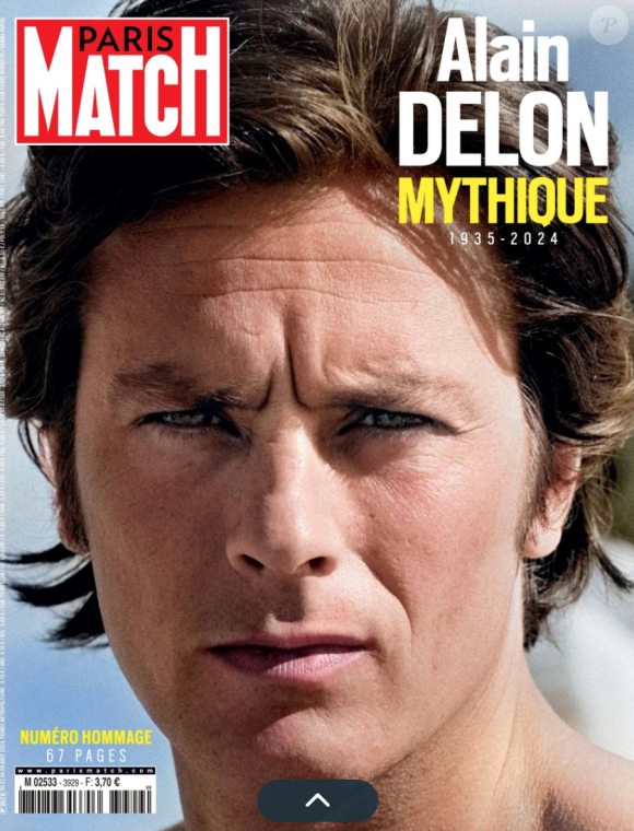 Couverture du magazine Paris Match.