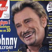 Johnny Hallyday fête les 50 ans de Télé 7 Jours sur une couverture... en 3D ! C'est magique et superbe !