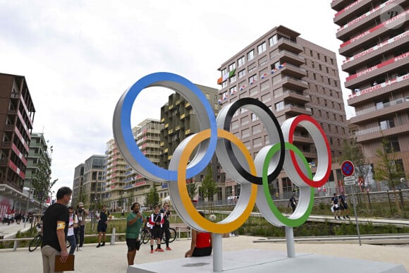 Mohamed El Aiyate a laissé toutes ses affaires chez lui, dont ses papiers d'identité et de son téléphone portable
 
Visite du Village Olympique pour les Jeux Olympiques (JO) de Paris à Saint-Denis, France. © Michael Baucher/Panoramic/Bestimage