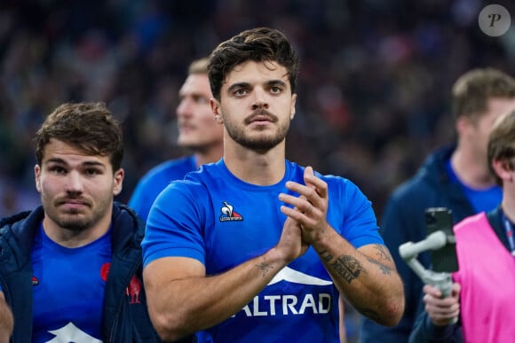 Romain Ntamack (France) - Le XV de France bat le Springboks (30-26) pour leur deuxième test-match automnal au stade Vélodrome à Marseille, France, le 12 novembre 2022. © Norbert Scanella/Panoramic/Bestimage