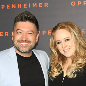 Chris Marques et sa compagne Jaclyn Spencer - Première du film "Oppenheimer" au Grand Rex à Paris le 11 juillet 2023. © Coadic Guirec/Bestimage