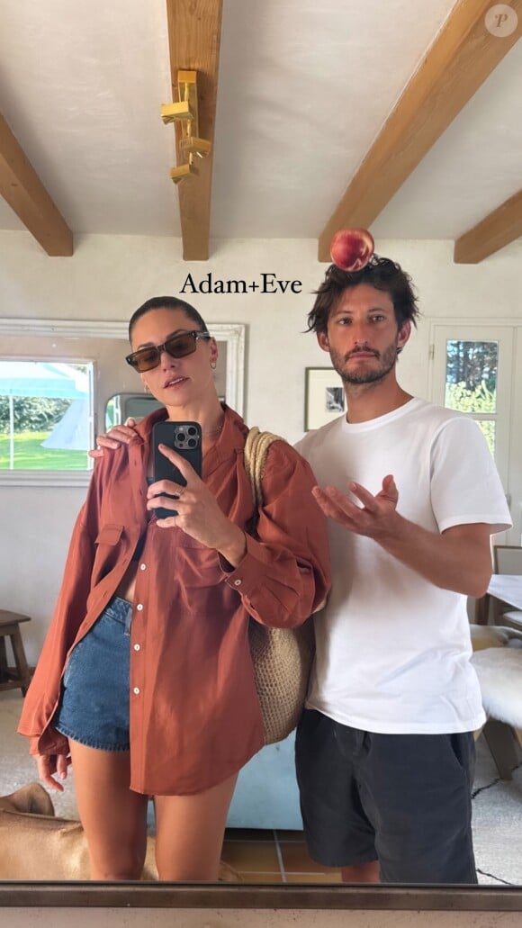 Pierre Niney et Natasha Andrews, Instagram.