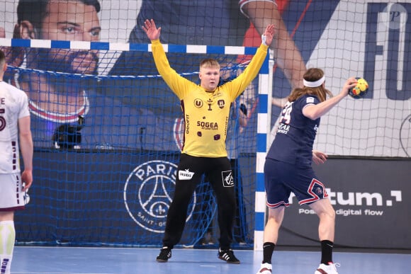 Emil Nielsen (HBC Nantes) - Handball "PSG HB - HBC Nantes (34-28)" au stade Pierre le Coubertin, le 13 mars 2022.