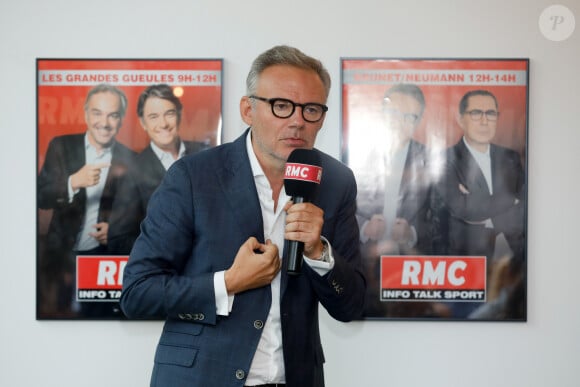 Éric Brunet - Conférence de presse de rentrée 2019-2020 de RMC, RMC Sport et BFM TV à Altice Campus à Paris. © Christophe Clovis / Bestimage