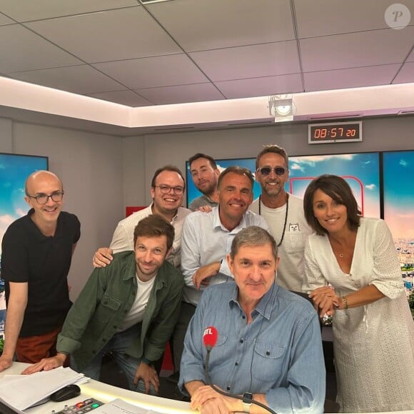 Amandine Bégot et l'équipe de la saison 2023/2024 de "RTL Matin".