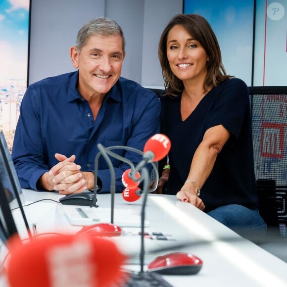 Amandine Bégot et Yves Calvi, ex-présentateur de "RTL Matin"