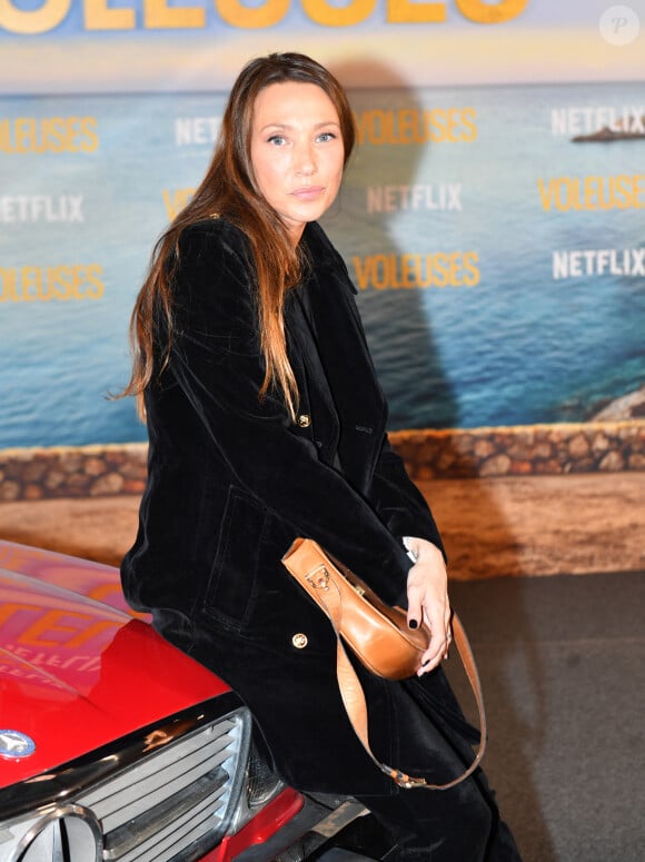 "Je suis beaucoup plus calme. J'ai un petit être dix fois plus important que le reste, à qui j'ai envie de donner le meilleur."
Laura Smet - Avant-première du film "Voleuses" diffusé sur Netflix. Paris le 24 octobre 2023. © Veeren / Bestimage 