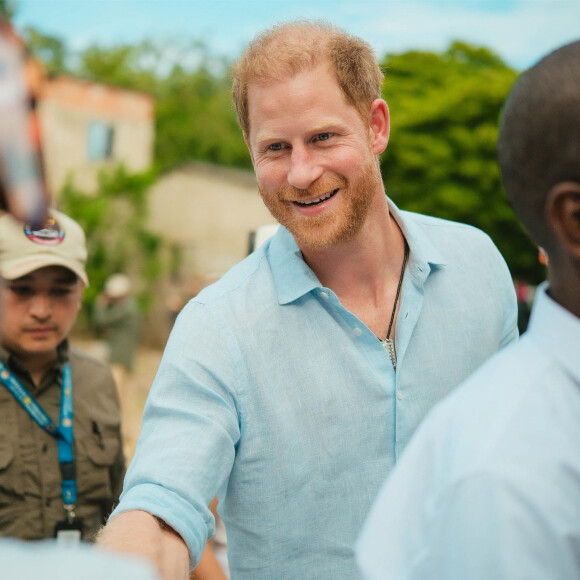 Bogota, COLOMBIE - Le prince Harry, duc de Sussex, Meghan Markle, duchesse de Sussex, et la vice-présidente Francia Marquez lors d'un sommet organisé en collaboration avec The Archewell Foundaiton et Luminate à Bogota, au premier jour de leur visite de quatre jours en Colombie.
Sur la photo : Prince Harry, duc de Sussex.