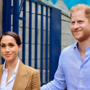 Bogota, COLOMBIE - Le prince Harry, duc de Sussex, Meghan Markle, duchesse de Sussex, et la vice-présidente Francia Marquez lors d'un sommet organisé en collaboration avec The Archewell Foundaiton et Luminate à Bogota, au premier jour de leur visite de quatre jours en Colombie.
Sur la photo : Prince Harry, duc de Sussex, Meghan Markle, duchesse de Sussex.