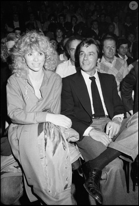 Archives, Alain Delon et Mireille Darc.