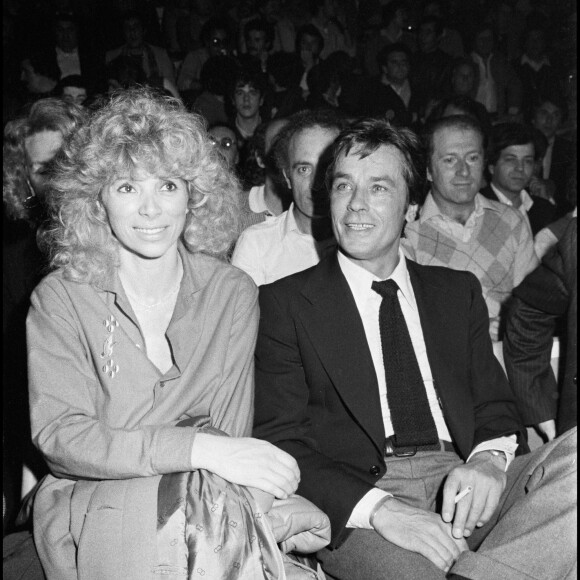 Archives, Alain Delon et Mireille Darc.