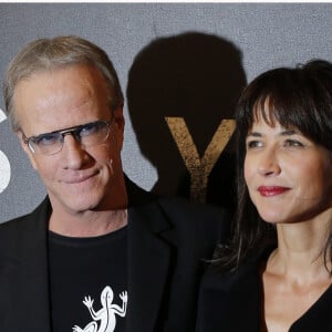 Christophe Lambert, Sophie Marceau à l'avant premiere du dernier James Bond "Skyfall" a Paris le 24 Octobre 2012.