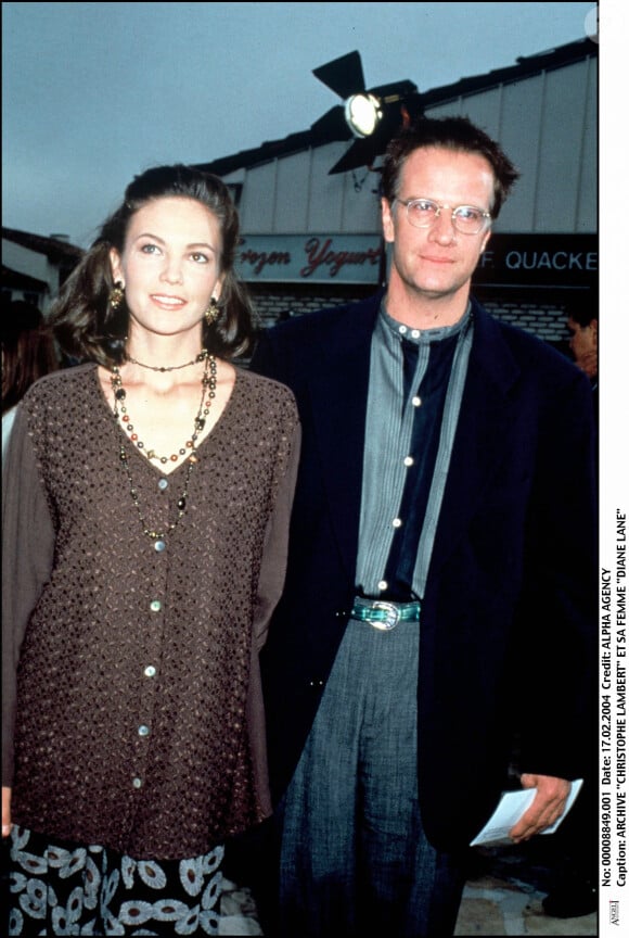 Christophe Lambert et Diane Lane (archive)