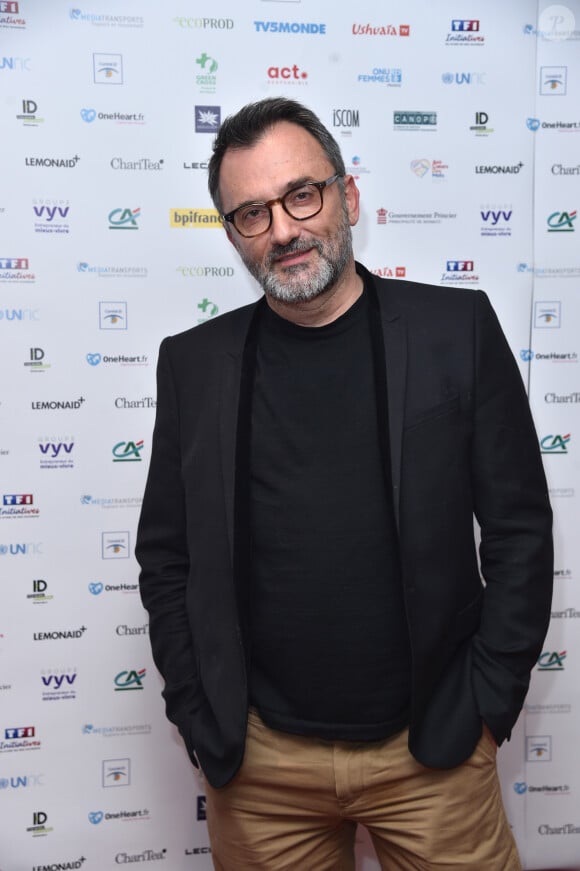 "Et il en en a révélé les coulisses."
Exclusif - Le président du jury Frédéric Lopez - Ouverture du 9ème festival "Le Temps Presse" au cinéma UGC Bastille à Paris. © Giancarlo Gorassini/Bestimage