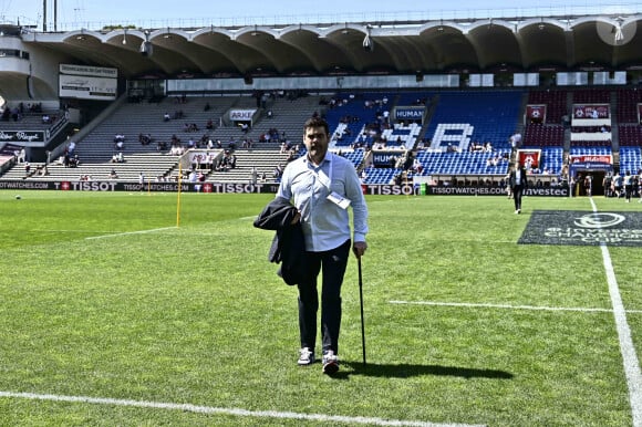 "J'ai juste dit que dans la communication, au moment de dire qui allait incarner le programme, le service des sports n'avait pas du tout été consulté. (...) Je n'avais pas de problème avec Quels jeux !", a-t-il confié au micro de Sud Radio
Matthieu Lartot - RUGBY : UBB vs Harlequins - Quart de Finale de la Champions Cup à Bordeaux. © Thierry Breton / Panoramic / Bestimage