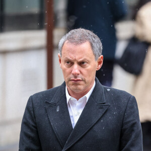 Marc-Olivier Fogiel - Obsèques de l'ancien ministre de la Culture Frédéric Mitterrand en l'Église Saint-Thomas d'Aquin à Paris. © Jacovides-Moreau / Bestimage