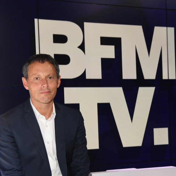 Marc-Olivier Fogiel, PDG de BFM.TV - Conférence de presse de rentrée de BFMTV à Paris. © Guirec Coadic / Bestimage