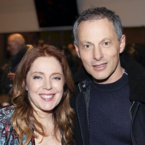 Isabelle Boulay et Marc Olivier Fogiel - Personnalités au concert de Isabelle Boulay au Grand Rex à Paris © Cyril Moreau / Bestimage