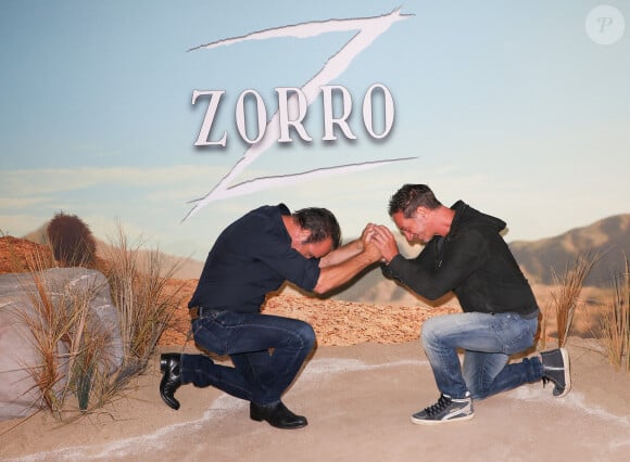 Jean Dujardin et Salvatore Ficarra - Première de la série "Zorro" à l'hôtel Le Marois à Paris le 3 septembre 2024. Les huit épisodes de cette nouvelle fiction sont à découvrir dès le 6 septembre sur Paramount+ avant une diffusion fin 2024 sur France Télévisions. 