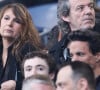 Tous pleurent la disparition d'un être cher, qui a partagé leur vie pendant de nombreuses années.
Jean-Luc Reichmann et sa femme Nathalie Lecoultre - Célébrités dans les tribunes du match de Ligue 1 Uber Eats "PSG-Toulouse" (1-3) au Parc des Princes à Paris le 12 mai 2024. © Cyril Moreau/Bestimage