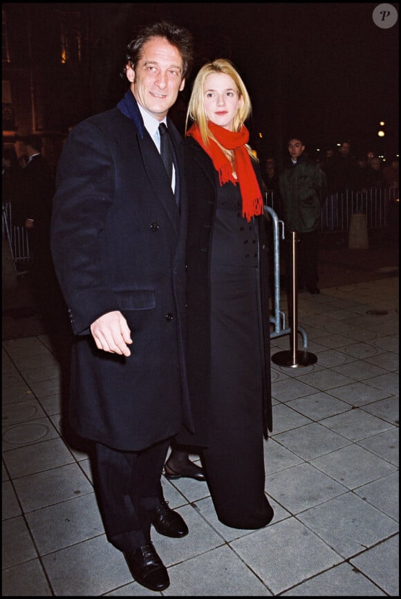 Archives - Vincent Lindon et Sandrine Kiberlain à la soirée des Cesar 2000.