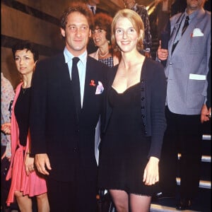 Archives - Vincent Lindon et Sandrine Kiberlain lors du Festival du film de Paris en 1994.