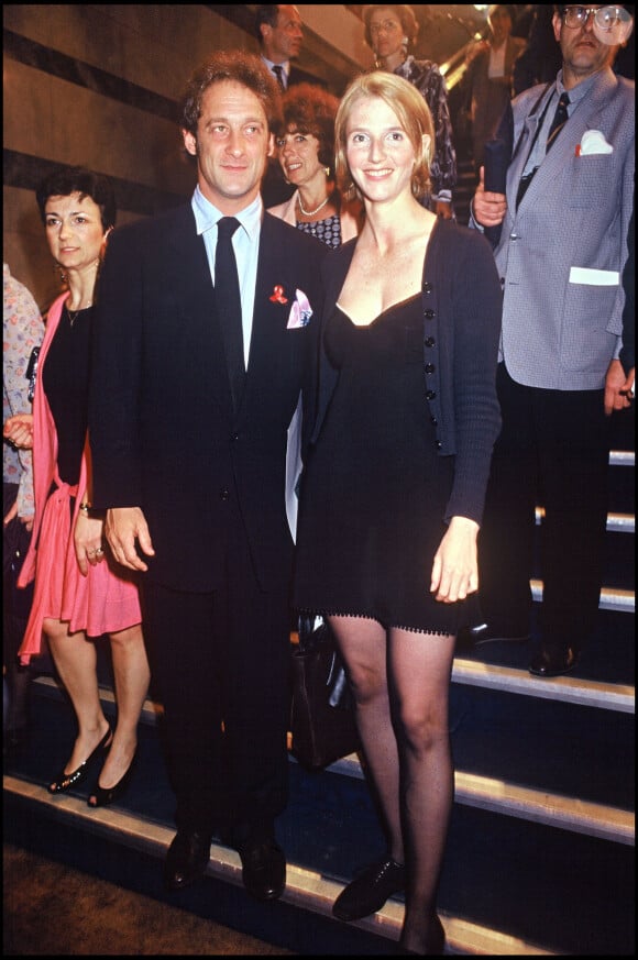 Archives - Vincent Lindon et Sandrine Kiberlain lors du Festival du film de Paris en 1994.