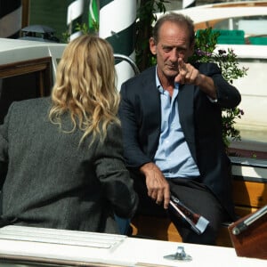 Sandrine Kiberlain, Vincent Lindon à Venise en marge du 78ème festival international du film de Venise, la Mostra le 11 septembre 2021. 