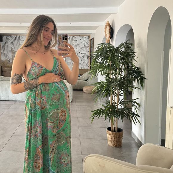 Jesta Hillmann quand elle était enceinte de Bastiann