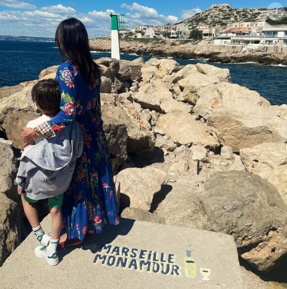 Nolwenn Leroy et son fils Marin - immortalisés sur Instagram.