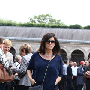 Faustine Bollaert lors des Obsèques d'Emmanuel Maubert au cimetière du Père-Lachaise à Paris le 8 juin 2016. Photo by ABACAPRESS.COM