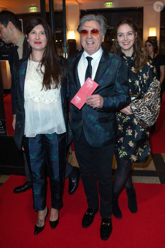 Daniel Auteuil avec Aude Ambroggi et Nelly Auteuil lors de la 45e cérémonie des César à Paris, France. Photo par Aurore Marechal/ABACAPRESS.COM