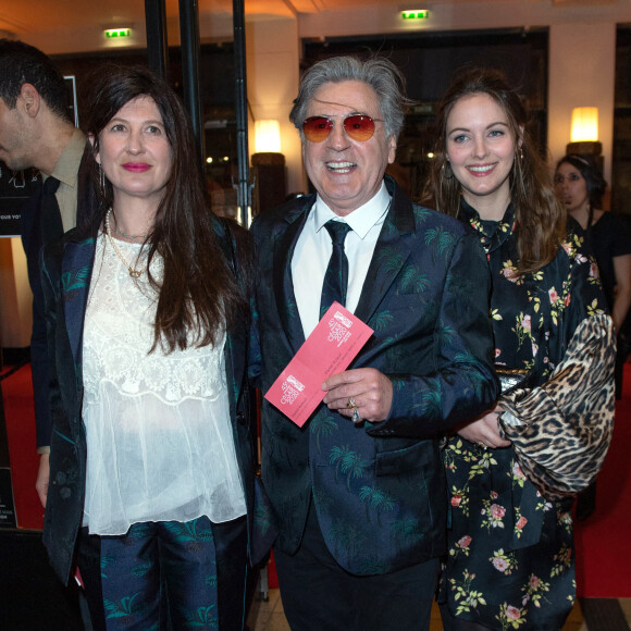 Daniel Auteuil avec Aude Ambroggi et Nelly Auteuil lors de la 45e cérémonie des César à Paris, France. Photo par Aurore Marechal/ABACAPRESS.COM