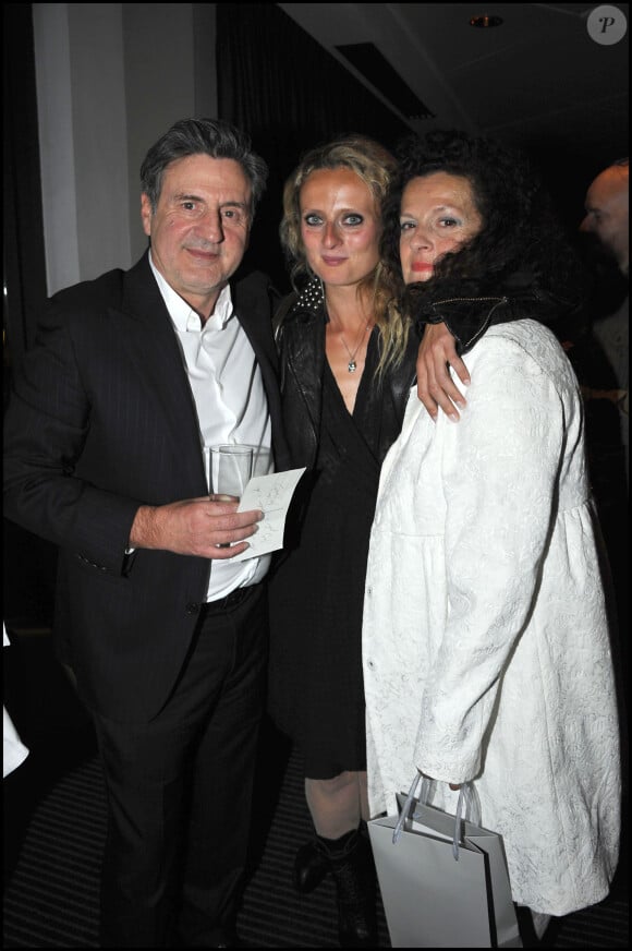 Daniel Auteuil, sa fille Aurore et sa mère Anne Jousset à l'avant-première du film "La fille du puisatier" au restaurant Flora Danica.